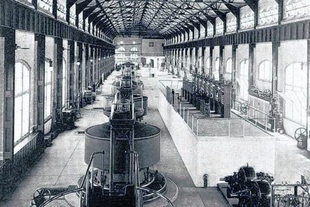 Vor 120 Jahren wurde das erste  Groß-Wasserkraftwerk errichtet