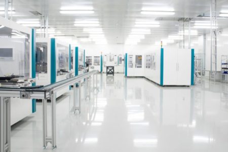 Musterfabriken für die Produktion von Batteriezellen