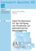 Inkjet-Druckprozess für die Fertigung von Strukturen zur photoaktivierten Wasserspaltung