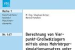 Berechnung von Vierpunkt-Großwälzlagern mittels eines Mehrkörpersimulationsansatzes unter Berücksichtigung der Lagerringverformung