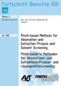 Pinch-based Methods for Absorption and Extraction Process and Solvent Screening