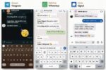Messenger: Wie kann ich Nachrichten im Chat zwischen Signal, Telegram, Whatsapp und Co. senden?