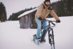 So wird ein elektrifiziertes Fahrrad zum Snowbike