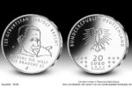 Neue Sammlermünze in Silber ehrt den Dramatiker Bertolt Brecht