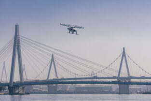 Volocopter 2X Osaka Flight - Bay Bridges