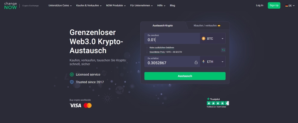 ChangeNOW Startseite