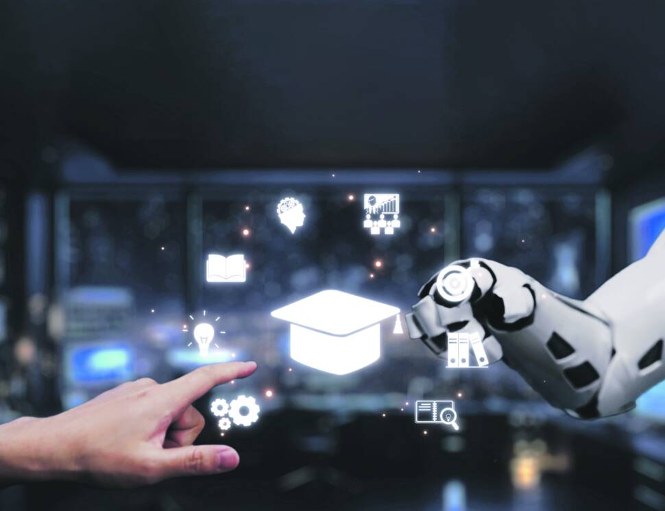 Lernen per Smart­phone: Apps machen Wissen jederzeit und überall verfügbar. Foto: BiancoBlue/Smarterpix