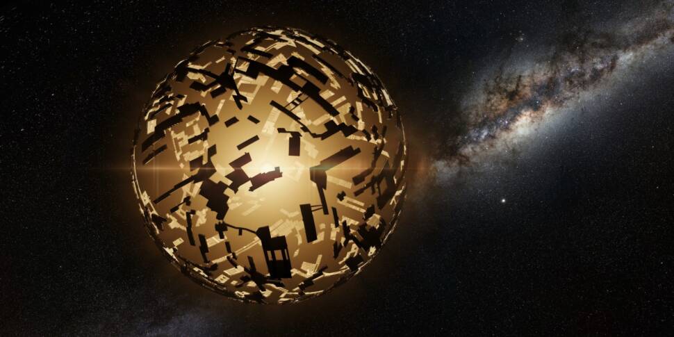 Eine Dyson-Sphäre ist ein theroretisches Konstrukt: ein Solarkraftwerk, das als Hohlkugel einen Stern einhüllt.