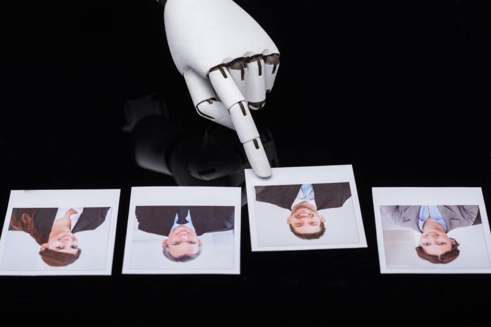auswählen abbildung abstrakt anstellung arbeit arm auswählen begriff computer cyber digital- einstellung elektrizität fiktion foto fotos frau geschäftsführer geschäftsleute geschäftsmann gutachter gutheißen hand hintergrund industrie kandidat karriere ki körperschaftlich kunde kunst künstliche mann maschine mechanisch miete nahaufnahme regelbuch rekrutierung roboter roboterhand spitze suchen tech technologie tragen vorstellungsgespräch weiblich wissenschaft zeigen zukunft digital Recruiting Personalauswahl künstliche Intelligenz Auswahl